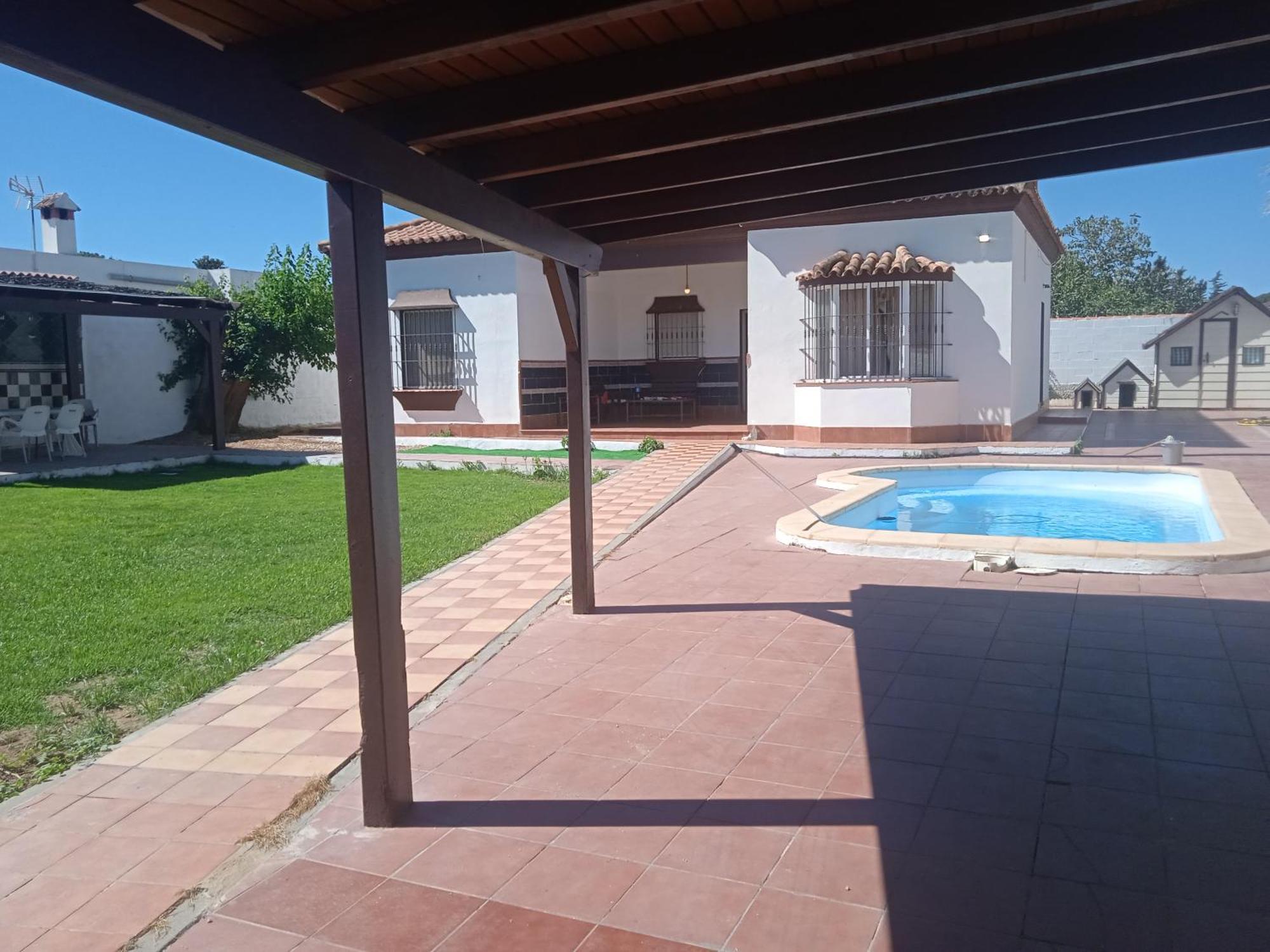 Agradable Chalet Con Piscina Para Escapadas. Chiclana de la Frontera Exterior foto