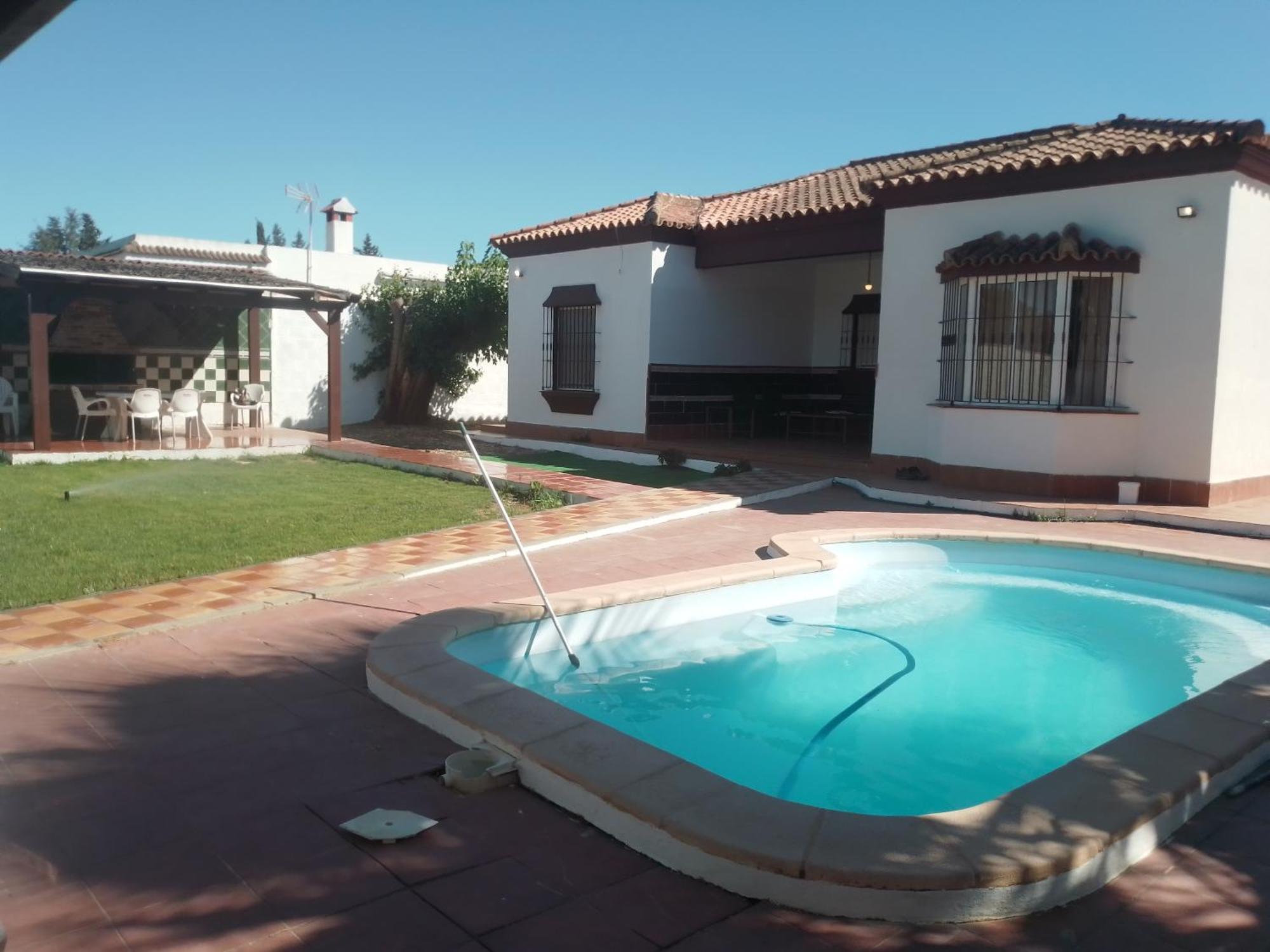 Agradable Chalet Con Piscina Para Escapadas. Chiclana de la Frontera Exterior foto